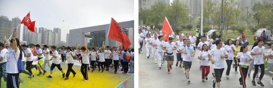 紀念紅軍長征，嘉寶莉漆公益彩跑撫州舉行